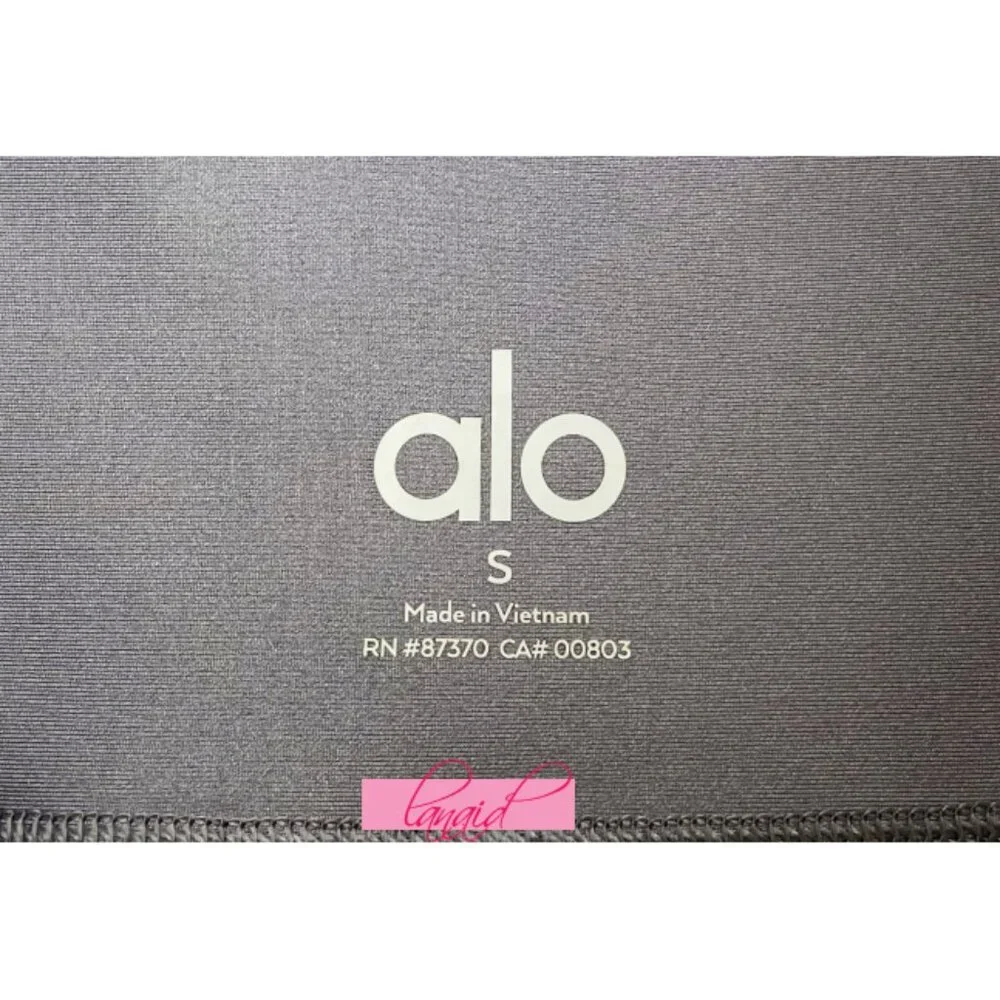 Alo High-Waist Airlift Leggings Fog Hi-Rise Waisted Tights Full-Length Skinny S